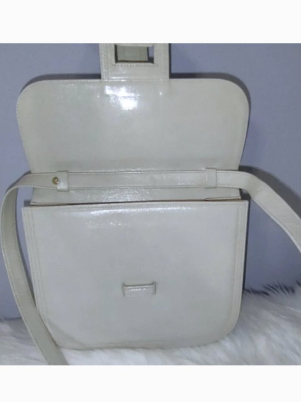 Yves Saint Laurent vintage 70s 80s leather shoulder bag EUC - Picture 3 of 10